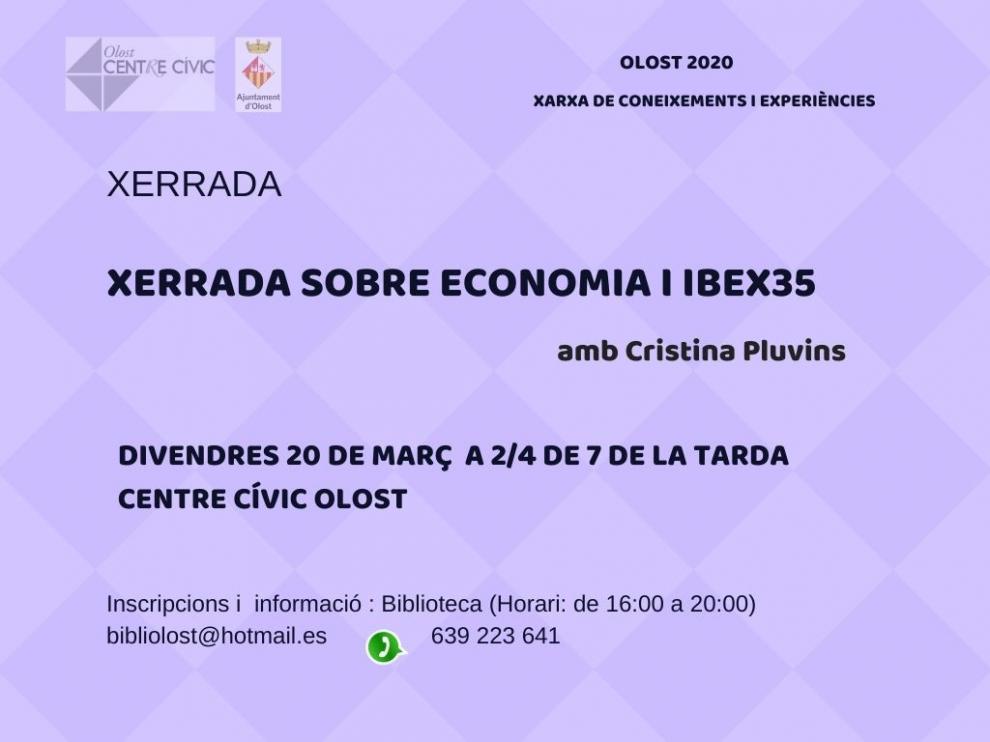 Intercanvi de coneixements al Centre Cívic: Economia i IBEX 35